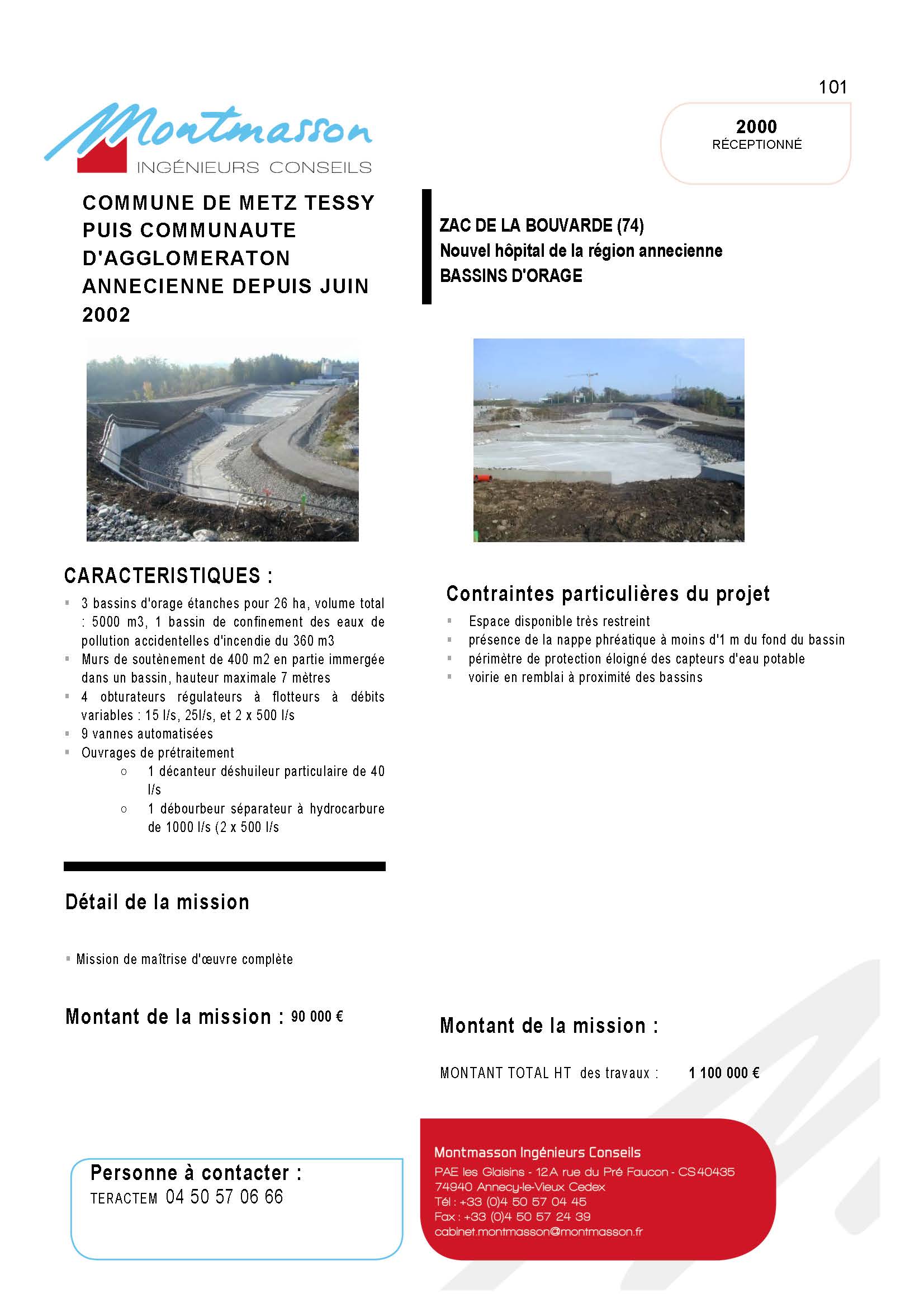 BASSIN D'ORAGE METZ TESSY 