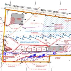 Plan des aménagements projetés